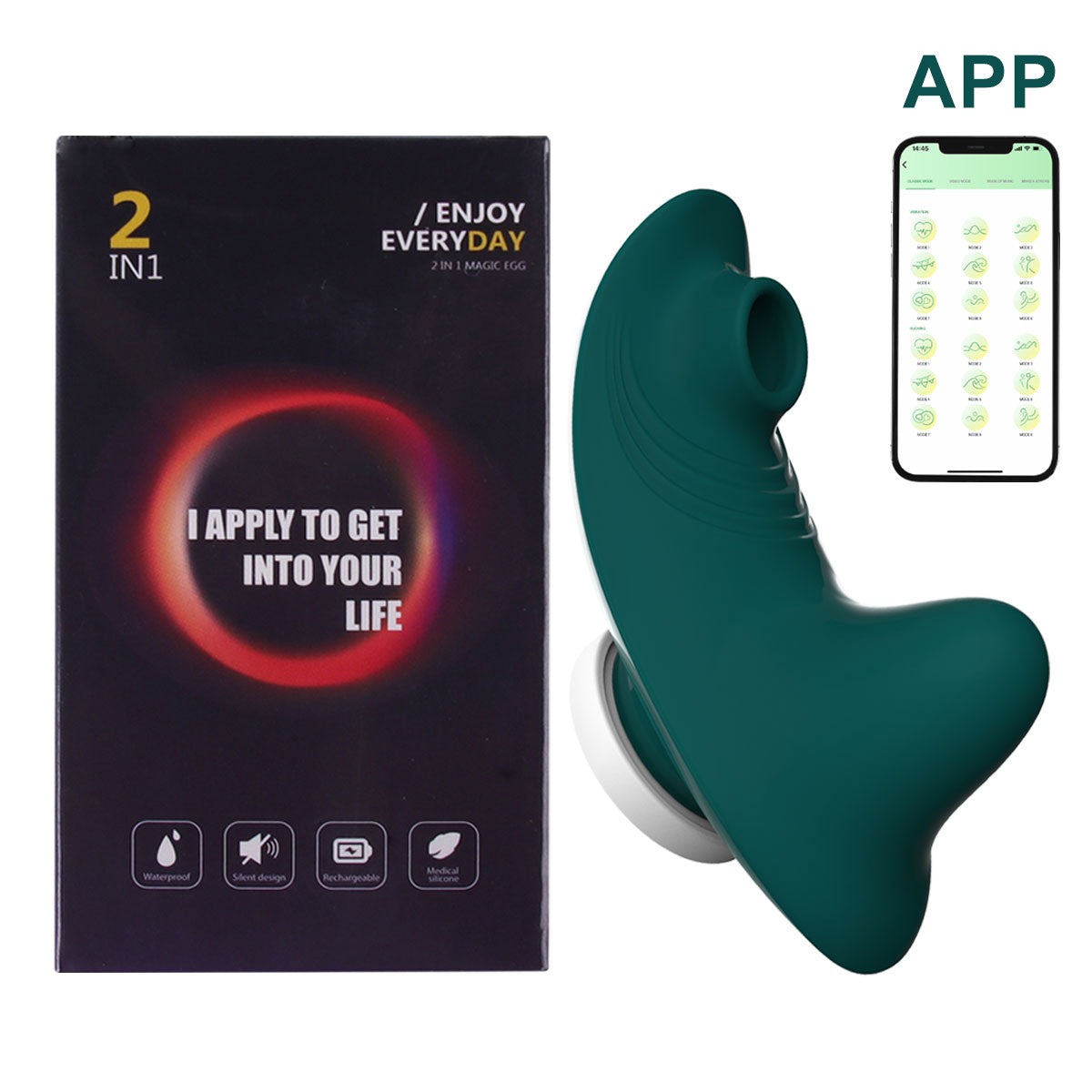 Wearable Mini Vibrator For Women Clitoris Sucker App Bluetooth Remote Control Vibro On Sexy Panties Adults Sex Toys Stimulator